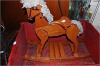 Pine childs rocking horse contemporary