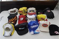 14 Piece Race Car Cap & Glove Collection