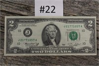 1976 $2 Green Seal