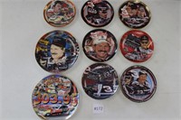 Group of 9 NASCAR Collector Plates