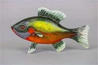 Tom Singleton Carved Decorative Panfish,