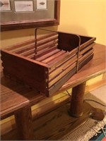 Wood Crate Metal Handle