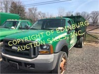 2005 FORD F-550 W/ DUMPING FLATBED