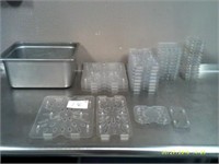 Mixed Lot of  38 Clear Polycarbonate Drain Tray