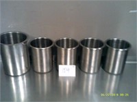 Lot of 5 Stainless Inserts