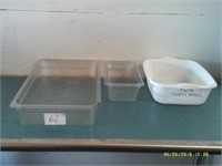 Lot of 3 Food Container