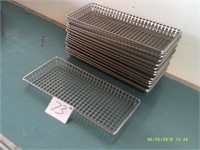 Lot of 15 Cook And Serve Stainless Trays