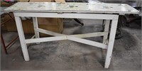 Narrow Wood Console Table - 33"h x 71"  x 33"