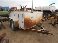 White 500 gal. tandem fuel trailer, 20gpm 12v elec