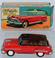 JAPAN Tin Friction STATION WAGON w/ BOX