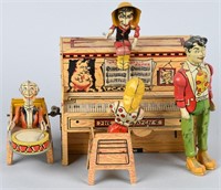 UNIQUE ART Tin Windup LIL ABNER BAND