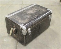 Metal Plated Trunk, Approx 32"x17"x20"