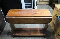 Vintage Accent Table with Drop Leaves