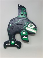 Carving, west coast killer whale