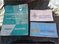 Corvair & Cadillac Manuals