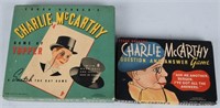 2- 1939 CHARLIE McCARTHY GAMES w/ BOXES
