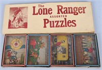THE LONE RANGER ASSORTED PUZZLES w/ BOX