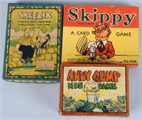 ANDY GUMP, SKIPPY, & SKEEZIX GAMES