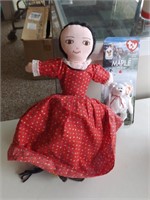 Vintage Reversible Cloth Doll