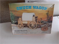 Vintage 1977 Chuck Wagon Wooden Wagon Kit