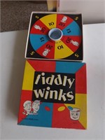Vintage All-Fair Tiddly Winks Game In Box