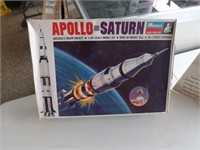 Vintage 1969 Apollo Saturn Model In Box