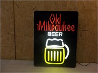 Old Milwaukee Beer Lighted Sign