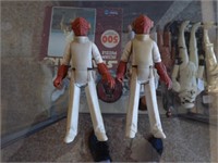 Vintage Star Wars Admiral Ackbar Figures Lot of 2