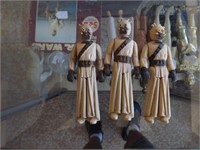 Vintage Star Wars Lot of 3 Tusken Raider Figures