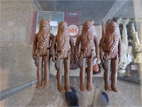 Vintage Star Wars Lot of 4 Chewbacca Figures