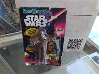 Vintage Star Wars Chewbacca Bend Em Figure On Card