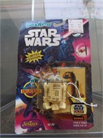 Vintage Star Wars R2-D2 Bend Em Figure On Card