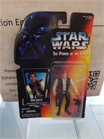 Vintage Star Wars Orange Card Han Solo On Card