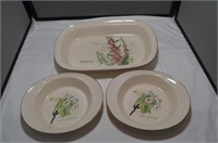 3 pc. "The country dairy of Edwardian Lady"