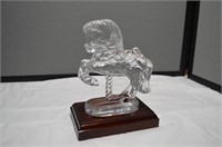 Waterford Society 1997 Crystal Carousel Horse