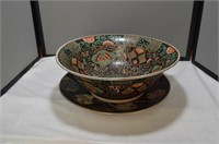 Oriental Bowl and Plate