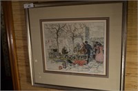 Francis T. Wolf signed Water Color