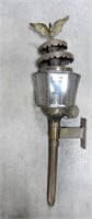 Antique Ornate Brass Wall Sconce