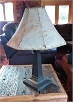 Rawhide Lamp Shade Table Lamp