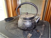 Cast Iron Water Kettle 5" Tall