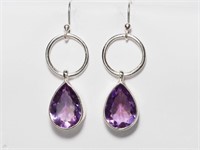 $200, Sterling Silver Amethyst (app 15cts)