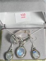 $400, Sterling Silver Moonstone (app 20cts)