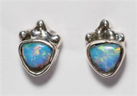 Sterling Silver Opalite Earrings (Min. Guaranteed
