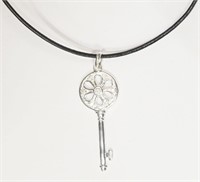 Sterling Silver Pendant with Cord