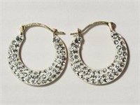 $300. 10KT CZ Earrings