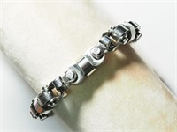$300. S/Steel Men's Machine Style Bracelet(6.7g)