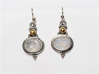 $160, Two-Toned Sterling Silver Moonstone