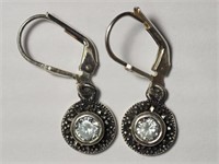 $160. S/Silver CZ Earrings