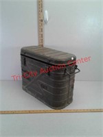 Vintage military army food container