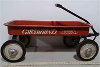 Greyhound red wagon